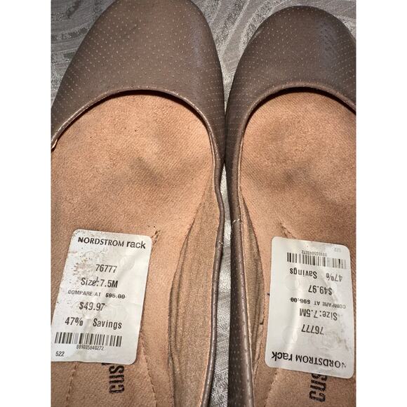 Clarks Leather Suede Shoes Flats MEDORA NINA Sage‎ Size 7.5 - Picture 7 of 7